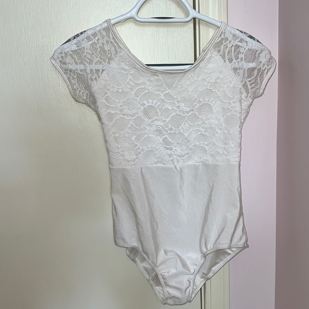 white leotard
